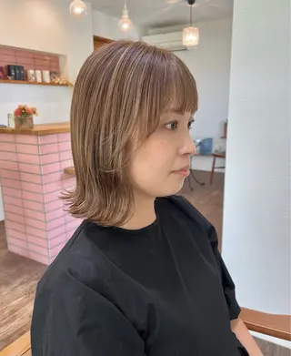 ミディアム Strawberry所属・原田 志保のヘアスタイル