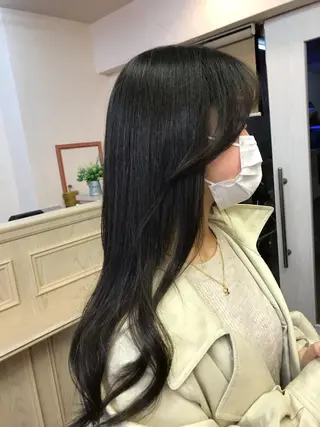 ロング パーマ 桧山 真のヘアスタイル