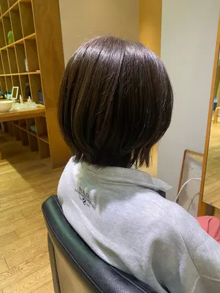 ショート なみまきパーマ/ボブ パーマ🌼杉田 萌恵のヘアスタイル