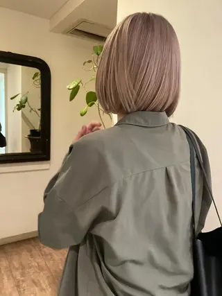 ショート カラー classic 新横浜所属・大人girly🛋️ 🤍yukakoのヘアスタイル