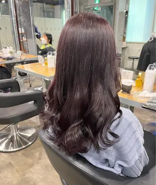 ロング I S所属・🌿透明感カラー 縮毛矯正✨かずきのヘアスタイル