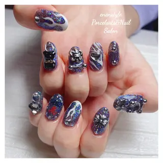 ミディアム ネイル 👑enen style👑のネイルデザイン