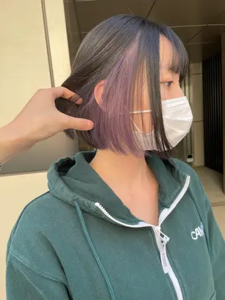 ショート カラー レイヤー/大人メンズ パーマ🌀 平島拓也のヘアスタイル