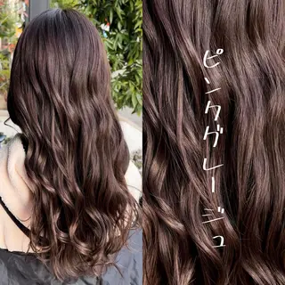 ロング カラー 小嶋 秀明/ 本物の髪質改善⭐️のヘアスタイル