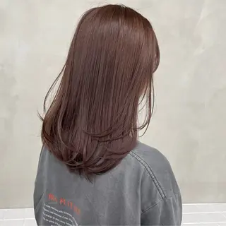 カラー 🍒暖色カラー🍒 渋谷/YUUのヘアスタイル