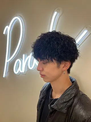 ショート カラー パーマ メンズ ✨池袋で1番キレイな ボブ✂️ケンボーのヘアスタイル