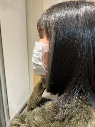 カラー 髪質改善/レイヤー/ ボブ/磯野史歩のヘアスタイル