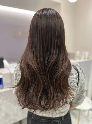 ロング カラー 韓国レイヤー✨ yasuko銀座のヘアスタイル