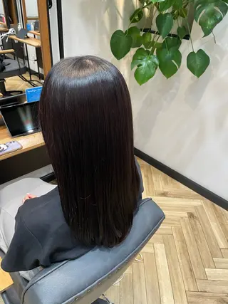 カラー 望恵🌸 韓国🇰🇷スタイルのヘアスタイル