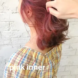 ミディアム カラー オリーブ/アッシュ やわらか透明感カラーのヘアスタイル