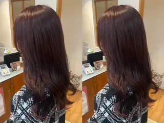 ロング カラー 安達 葵のヘアスタイル