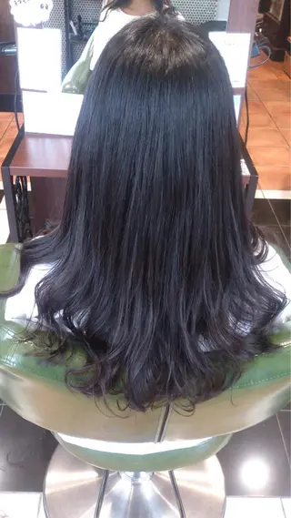 ロング 加瀬 真弓のヘアスタイル