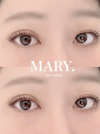 マツエク・マツパ MARY.所属・MARY. フジタのマツエク・マツパデザイン