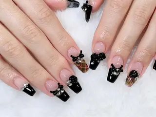 ネイル 長さだし/持込/ ins風ネイル/Umのネイルデザイン