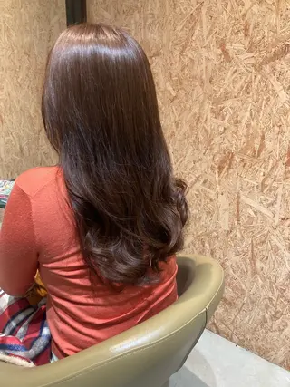 ロング 折本 沙織のヘアスタイル