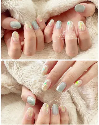 ネイル フルリール 【プライベートサロンのネイルデザイン