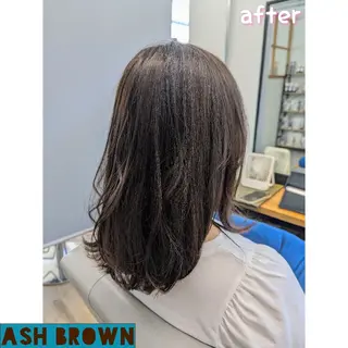 セミロング カラー Kokeshi/美髪 /脱毛/ヘッドスパのヘアスタイル