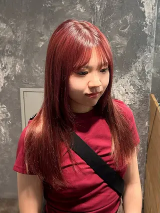 セミロング IS所属・横浜美容室/透明感 カラー/レイヤーのヘアスタイル