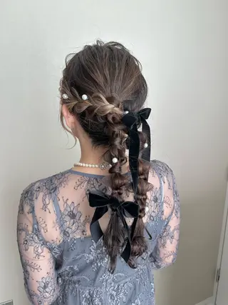 セミロング 梅津 光帆のヘアスタイル