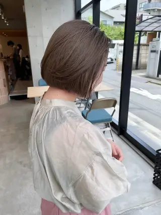 ショート カラー ヘアアレンジ ミニボブ/ブリーチ 🌈MISATOのヘアスタイル