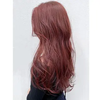カラー パーマ ヘアアレンジ ロング ITbyALBUM 八王子店のヘアスタイル