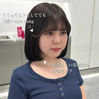 ミディアム カラー ParveMix 🐾鳥取彩花のヘアスタイル