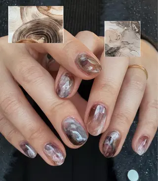 ネイル ニュアンスネイル⌇ Rukka💅🫧のネイルデザイン