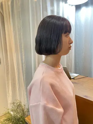 ショート カラー astar所属・kotono🪿 透明感カラーのヘアスタイル