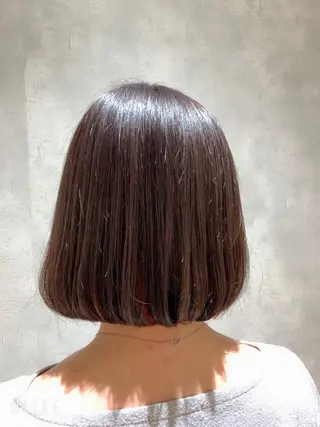 セミロング パーマ エンドウ　ミノリ🤎 /半個室/レイヤーのヘアスタイル