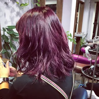 ミディアム セミロング カラー 原宿サロン代表 デザインカラー伊藤卓のヘアスタイル