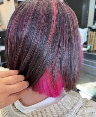 ミディアム カラー 美容室 enのヘアスタイル