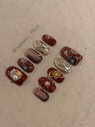 ネイル nuu  栄所属・早川 里奈のネイルデザイン