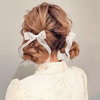 セミロング カラー ヘアアレンジ 🎀taro ブリーチなしカラーのヘアスタイル