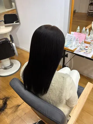 ロング 西元 群/艶髪/髪質改善のヘアスタイル