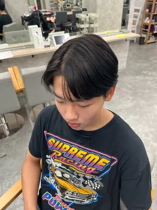 ミディアム メンズ メンズパーマ特化 🔥韓国ヘア職人🔥のヘアスタイル