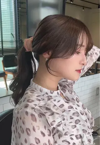 ミディアム 🌫️大人韓国ヘア 🌫️naoyaのヘアスタイル