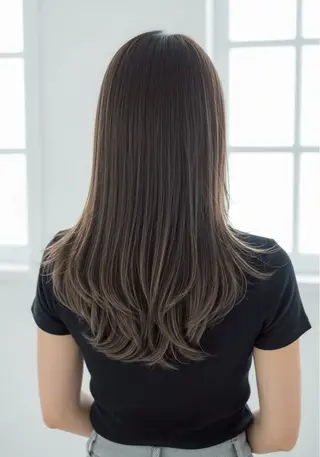 ロング 佐々木 凪咲のヘアスタイル