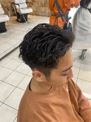 ショート パーマ メンズ メンズ😎モテヘア ♠️しおり♠️のヘアスタイル