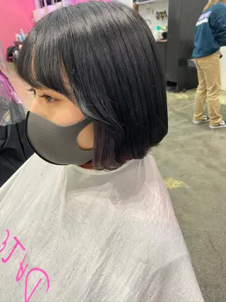 ショート カラー 💗💗韓国レイヤー yu-ki💗💗のヘアスタイル