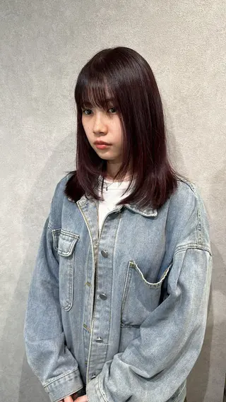 ミディアム カラー HARUKI🏔️/ メンズ/透けブラウンのヘアスタイル