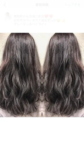 ロング box mico. mutsumiのヘアスタイル