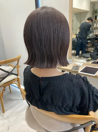 ショート ✨色持ちの良い艶 カラー✨蟹江真世のヘアスタイル