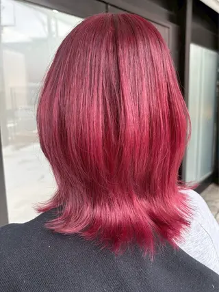 セミロング カラー ハイトーン/韓国風/ 艶髪/吉祥寺のヘアスタイル