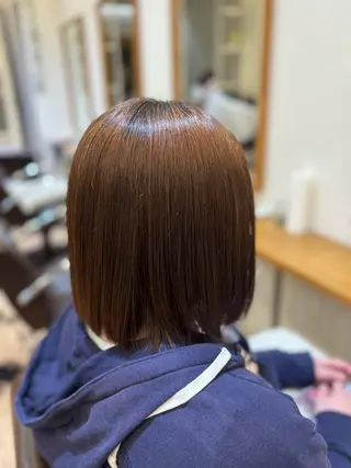 ミディアム すなが/パーマカット モデル募集中のヘアスタイル