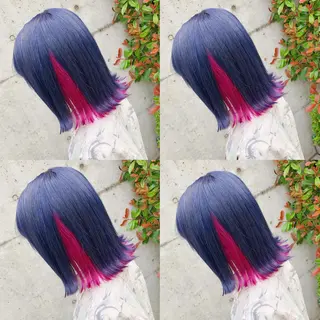 ショート カラー ヘアアレンジ メンズ キッズ 💟Chloe原宿店 🩶ハイトーンのヘアスタイル