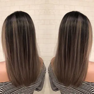 ミディアム カラー JILBLAN京都 ショート/ハイライトのヘアスタイル