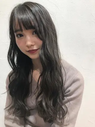 セミロング カラー メンズカット特化柏駅 徒歩3分LOUのヘアスタイル