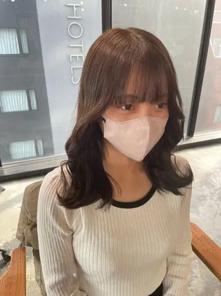 カラー La fith hair ray 札幌店所属・顔まわり/W カラー/リョウのヘアスタイル