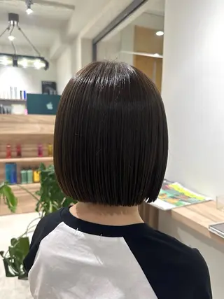 ミディアム カラー 🎀似合わせカット/ ボブ/佐瀬千枝🎀のヘアスタイル