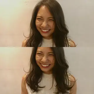 ロング カラー Kawaguchi Arisaのヘアスタイル